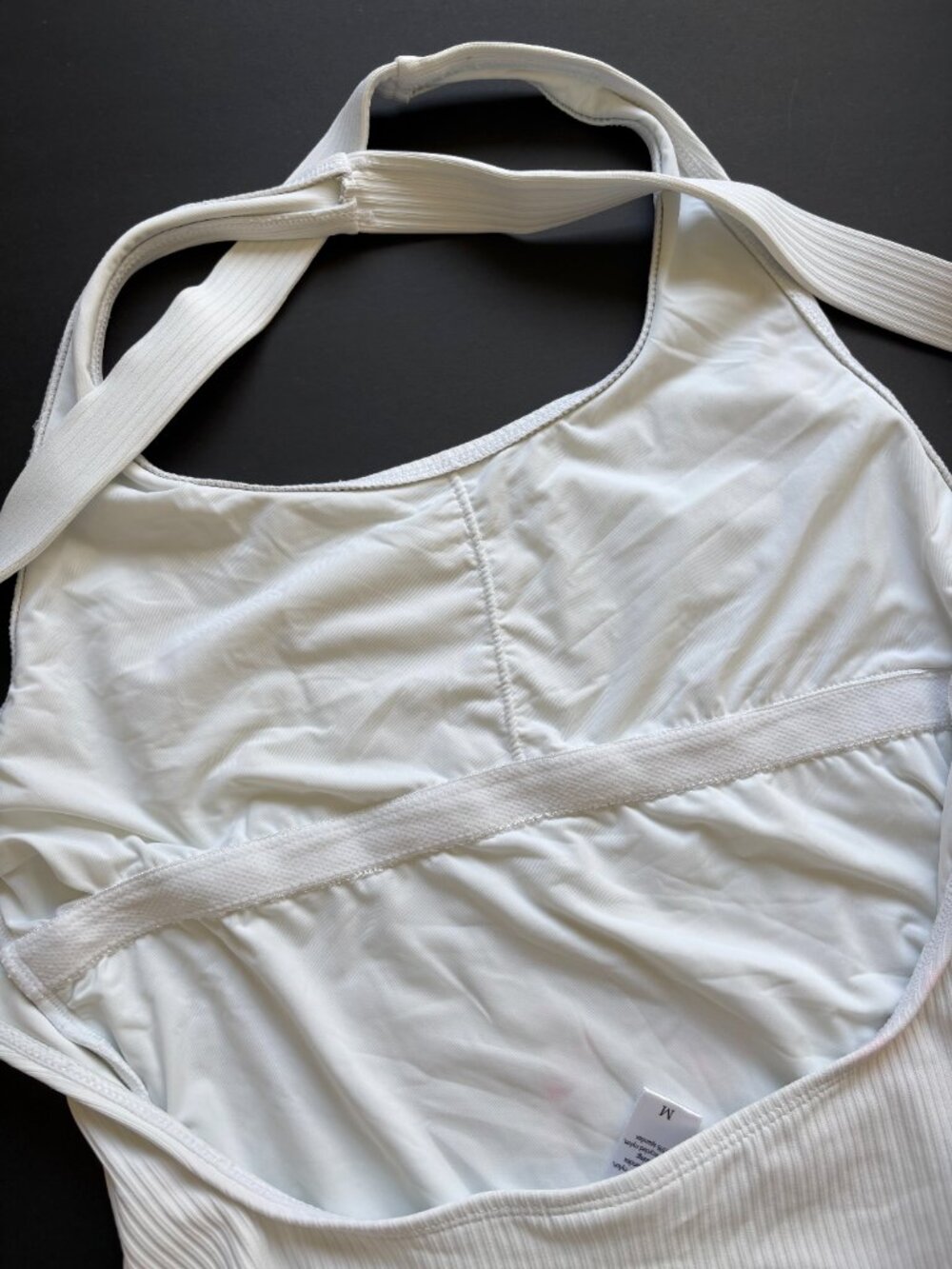 ANDIE Tulum One-Piece Swimsuit Ribbed White - Picture 6 of 10